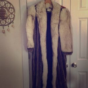 Fox and Raccoon Fur Coat